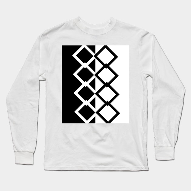 Black and white - stronger together Long Sleeve T-Shirt by stephenignacio